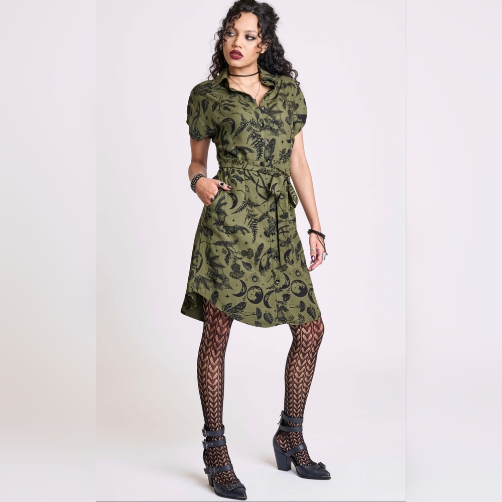 Garden Witch Shirt Dress Midnight Hour NWT